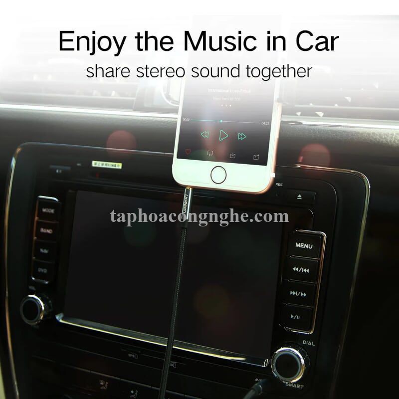 Ugreen 50360 0.5M màu Đen Cáp âm thanh 2 đầu 3.5mm dương AV112 30050360